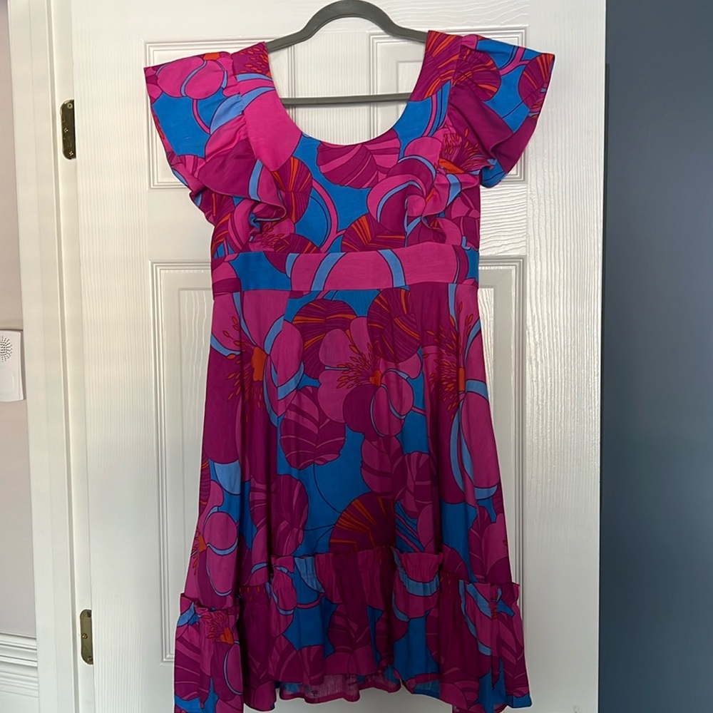 Tuckernuck brand, mini dress with tie in the back, size S.